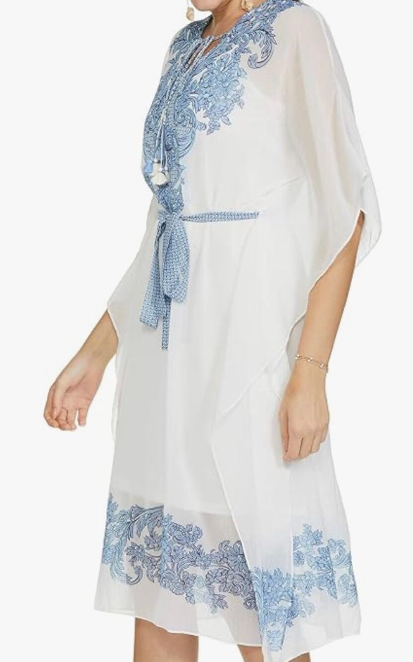 Ritu Kumar Aarna Printed Kaftan Maxi Dress Small